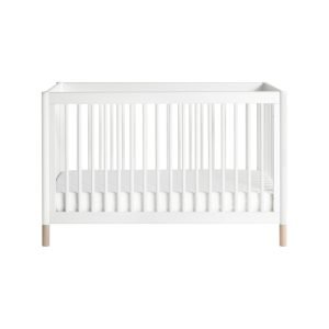 Babyletto Gelato 4-in-1 Convertible Crib | White + Washed Natural