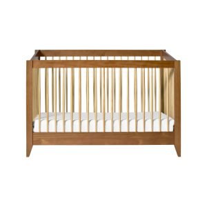 Babyletto Sprout 4-in-1 Convertible Crib | Chestnut + Natural