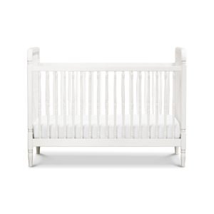 Liberty 3-in-1 Convertible Spindle Crib | Warm White