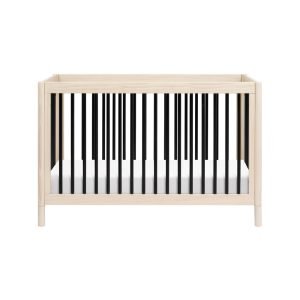Babyletto Gelato 4-in-1 Convertible Crib | Washed Natural + Black