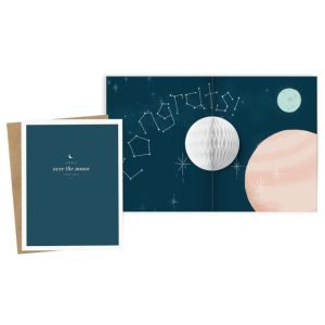 Over the Moon Pop-up Card