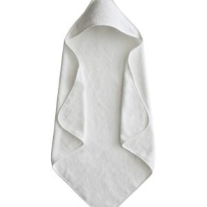 Organic Cotton Hooded Towel Pearl