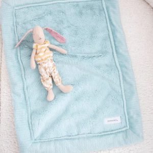 Lush Mini Blanket Dew Blue