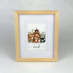 "You Are So Loved" in Natural 8x10" Frame