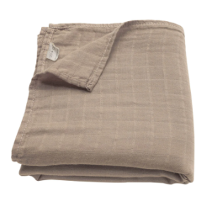 Muslin Swaddle Blanket Taupe