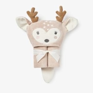 Fawn Hooded Baby Bath Wrap
