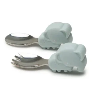 Elephant Learning Spoon/Fork