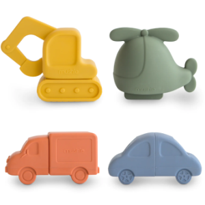 Vehicle Silicone Bath Play Set