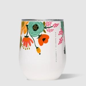Garden Party Cream Stemless Tumbler