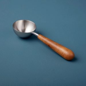 Teak & Stainless Scoop