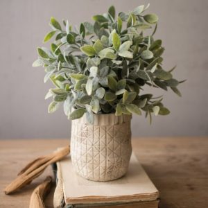Artificial Sage in White Pot