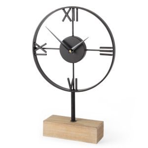 Oris Metal + Wood Table Clock