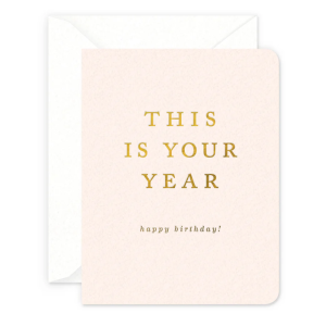 Your Year Birthday Card