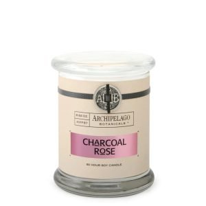 Charcoal Rose Metallic Candle