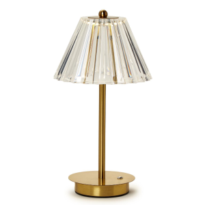 Acrylic Shade Cordless Table Lamp