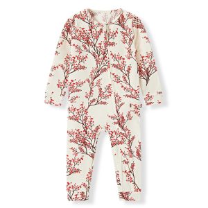 Winterberry Cotton Stretch Zipper Pajamas