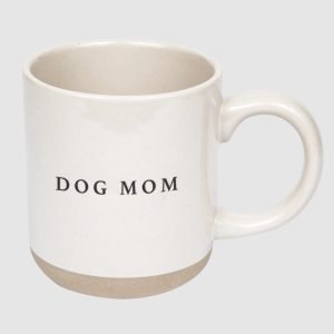 Dog Mom Stoneware Coffee Mug