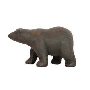 Orson Standing Cast Iron Bear Figure