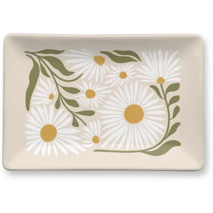 Porcelain Tray Flower Market Daisy
