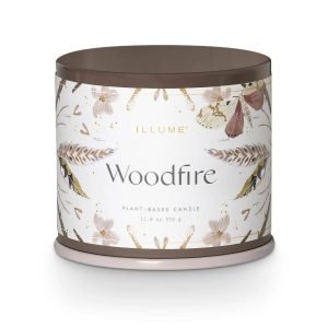 Woodfire Demi Vanity Tin Candle