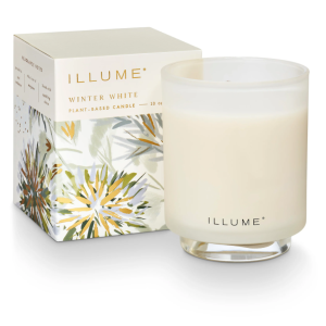 Winter White Refillable Boxed Glass Candle