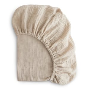 Extra Soft Muslin Crib Sheet Fog
