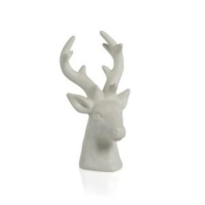 Rocky Mountain White Stag Head