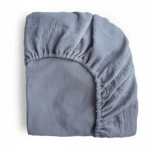 Extra Soft Muslin Crib Sheet Tradewinds