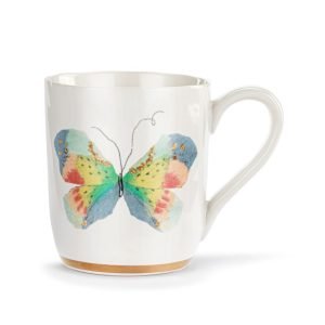 Pastel Butterfly White Mug