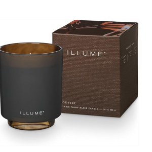 Woodfire Refillable Boxed Glass Candle