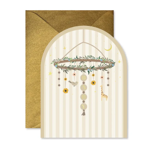 Mobile Arch Baby Card