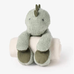 Dinosaur Huggie Plush with Blanket