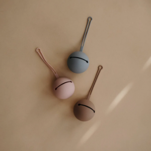 Blush Silicone Pacifier Case