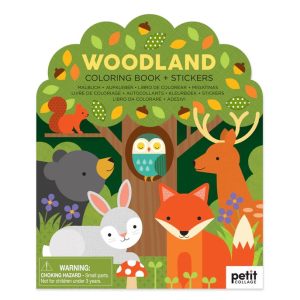 Woodland Coloring Sticker Book