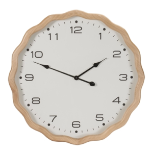 Natural Wood Frame Wall Clock