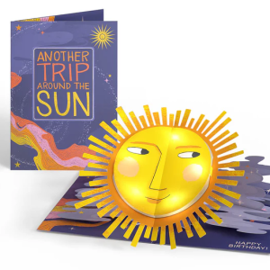 Another Trip Around the Sun Birthday Pop Up Card