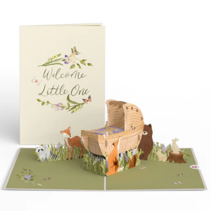 Welcome Little One Pop Up Card