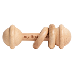Baby's First Wood Rattle